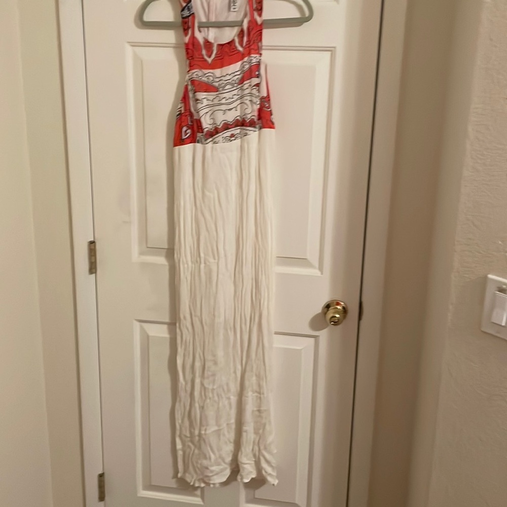 Plisse maxi dress size M
